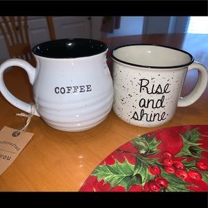 Two Brand New Coffee cups.